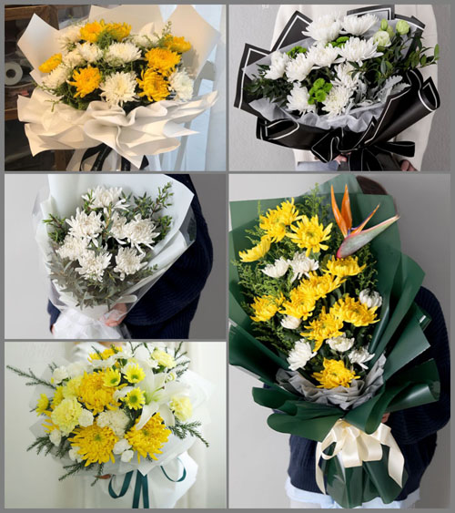 四川甘孜九龙县俄尔彝族乡白事花束代送